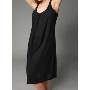 NEW ANDINE stephania pointelle nursing gown in black